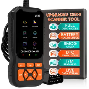 Upgraded OBD2 Scanner Diagnostic Tool, Check Engine Code Reader OBD2 Scanner with Reset, Mode 6, Mode 8 & I/M, Auto Check Engine Light Car Diagnostic Scan Tool for All OBDII Car Since 1996