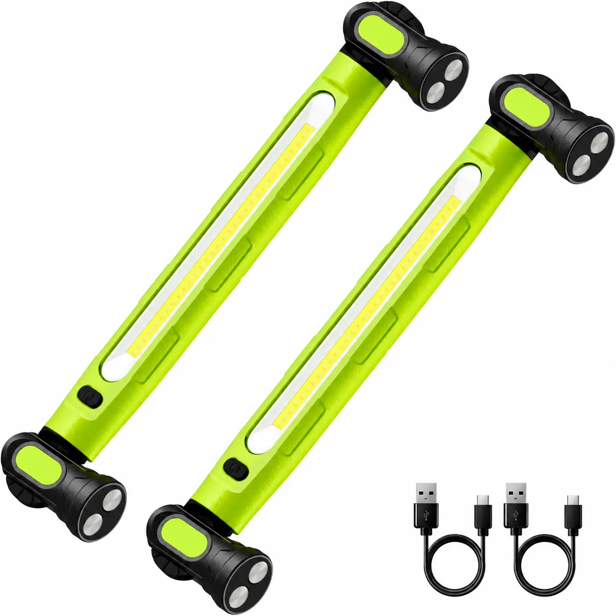 Magnetic Cordless Under Hood Work Light Bar, Mechanic Tool with 5200mAh Rechargeable Battery, 3000 Lumens, N45 Magnets, 360° Hooks, IP54 Waterproof, IK08 Impact Resistant for Car Repairing (Yellow) Large Medium Small Holiday Gift Bags Set