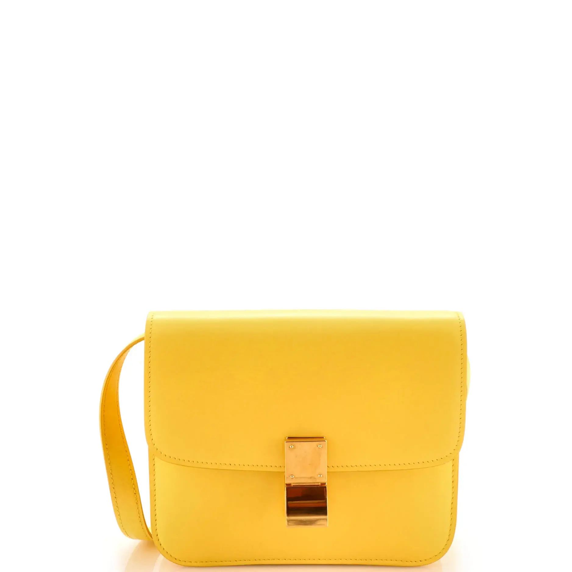 Pre-owned Celine Leather Shoulder Bags Classic Box Bag Smooth Teen by Rebag
