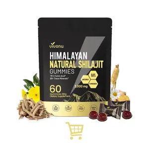 VivoNu Shilajit Gummies - Himalayan Micronutrient Supplement with Ashwagandha, Gokshura, Fulvic Acid & 85+ Trace Minerals for Men & Women, 100% Natural & Organic - Dietary, Healthcare