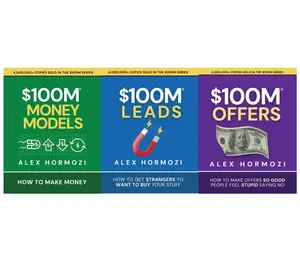 3 BOOK SET $100M Money Models+ $100M Offers+$100M Leads PAPERBACK PB Tutorial