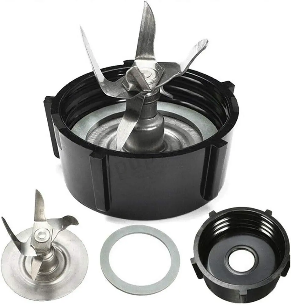 Blender  for Oster Osterizer with Rubber Seal Gasket & 4902 Blender Jar Bottom & 6 Point Fusion  4980 replacement  by SixElements