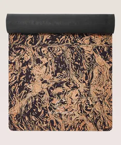 Corkcollective Recycled Coffee Grounds with Eco-Friendly Organic/Vegan Cork yoga mat, Pilates Mat, Hot Yoga Mat, Bikram, Great Men/Women/Kid Yoga Mat, Non Toxic Non Slip Thick, Chemical Free 4MM 72” x 24”