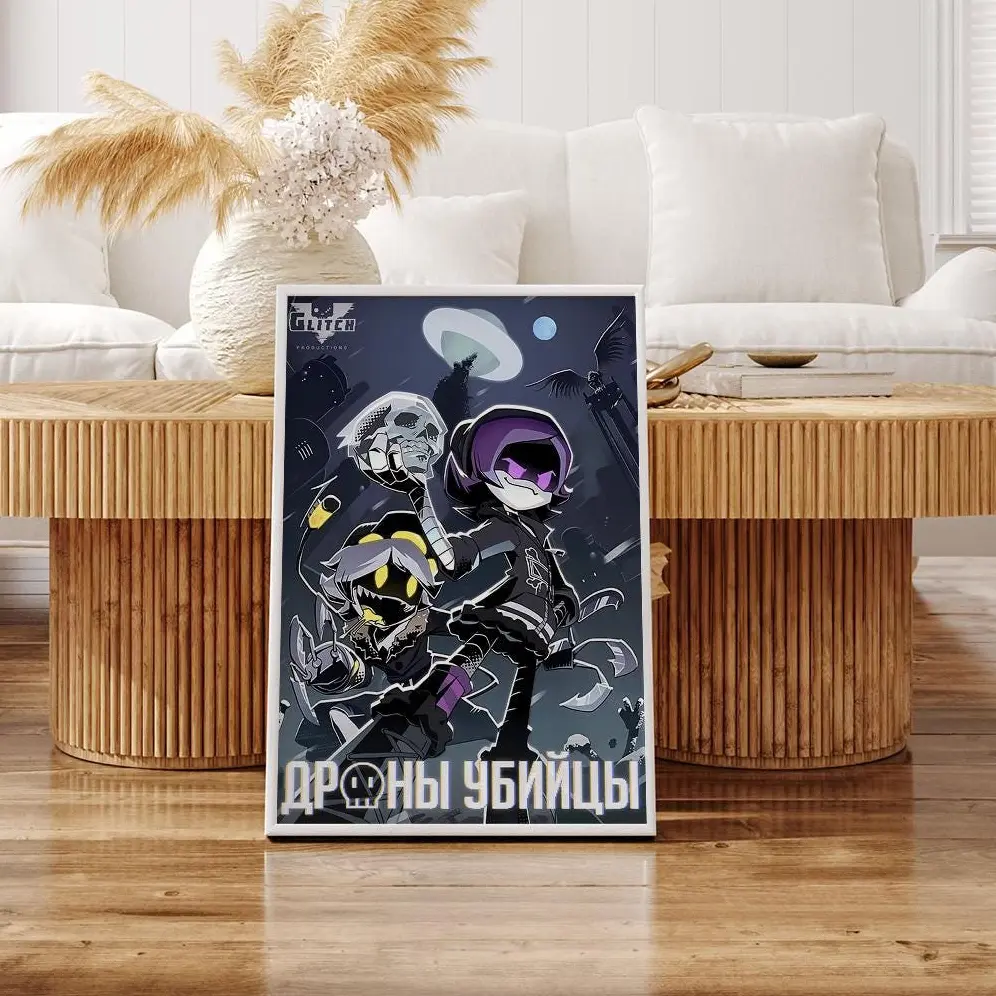 REDWOODSTOSEA Explore Unique Wall Art With Unframed It Came From Copper 9 Murder Drones Poster For Home Decor And Gifts Photo Satin