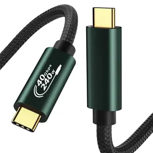 40Gbps USB 4  for Thunderbolt 4  with 240W   3.3FT, USB C Video  with Data Transfer for MacBook Pro,  XPS, Gaming Laptop, 8K  & External SSD Support