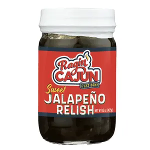 Ragin' Cajun Sweet Jalapeno Relish - 15 oz Jar Ragin' Cajun Sweet Jalapeno Relish - 15 oz Jar