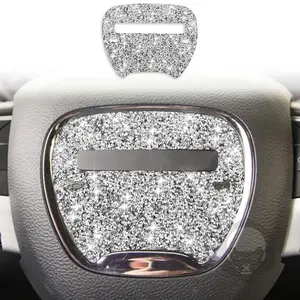 Applicable to Dodge War Horse Diamond Steering Wheel Logo Label Panel Decoration Wallhang Car Interior Design Modification Accessories