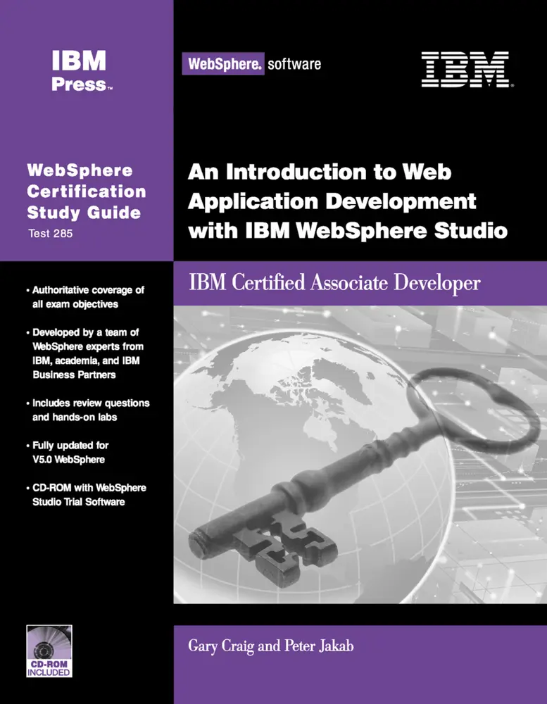 USED-An Introduction to Web Application Development with IBM Websphere Studio: Websphere Certification Study Guide [With CDROM] by Craig, Gary (Paperback)