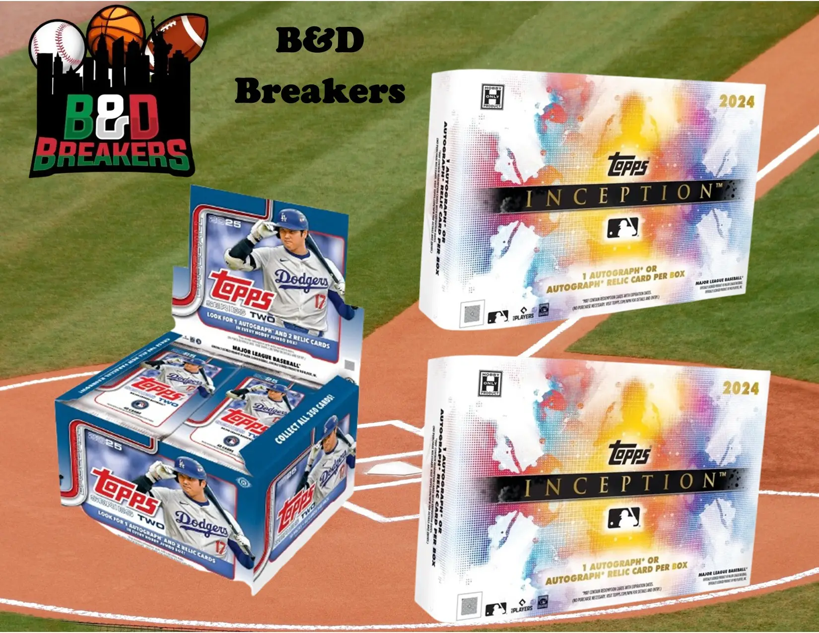 2x 2024 Topps Inception hobby boxes & 1x 2025 Topps Series Two jumbo box - PYT break - 3 total boxes -250620-4