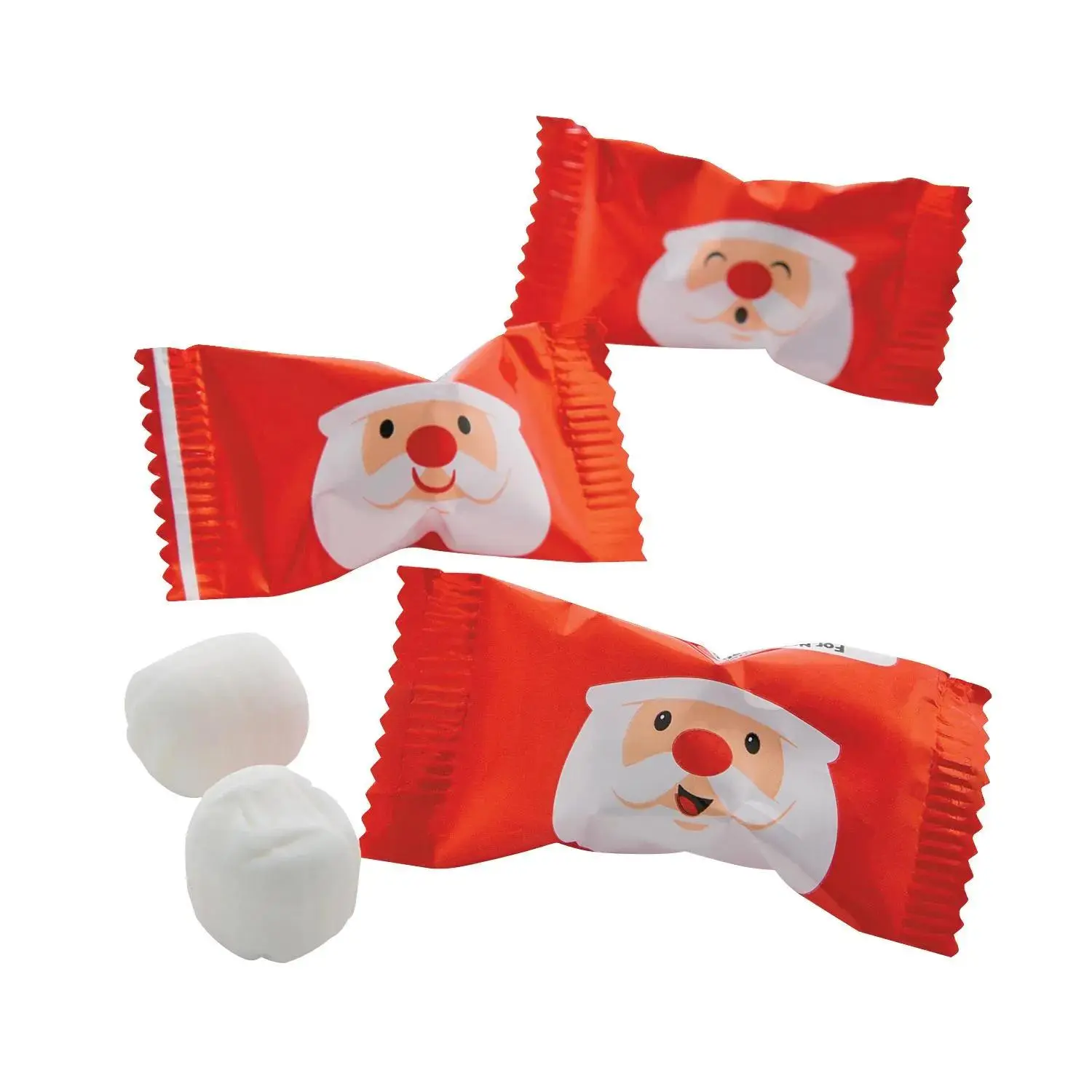14 oz. Classic Santa Claus Wrapped Buttermints - 108 Pc.