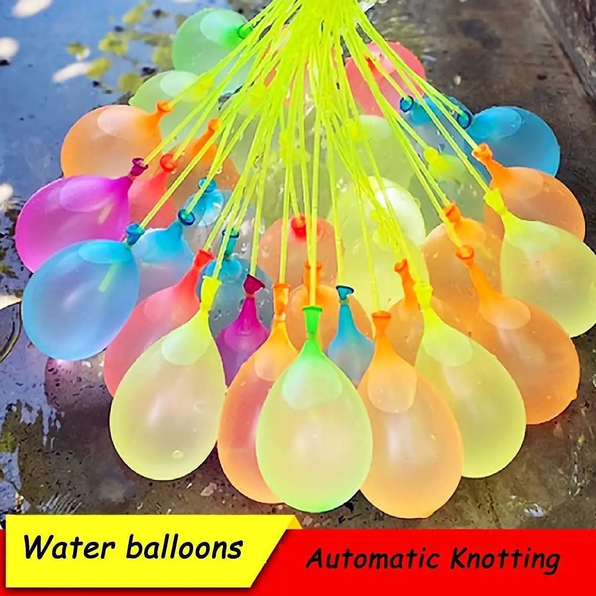 592pcs Self Sealing Water Balloons, Quick Fill Water Balloons for Summer Outdoor Toys, Fun for Kids and Adults Backyard Pool Party