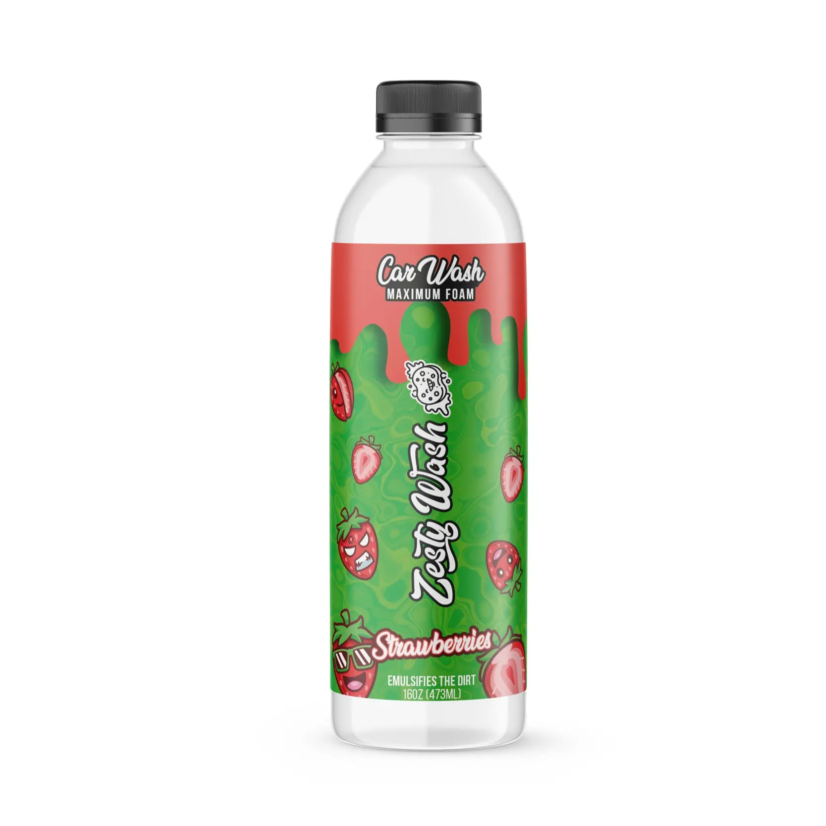 Zesty wash! A pink car wash foam! Strawberry scented pink foam. Wash your car with a never seen before type of product! Soon available in multiple scents!
