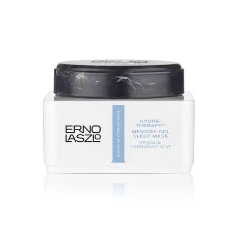 Erno Laszlo Hydra-Therapy Memory Gel Overnight Face Mask - 40ml Hydrating Repairing Moisturizer for Face with Prickly Pear, Vitamin E, Butylene Glycol, Glycerin, Sodium Polyacrylate, 24-Hour Hydrators for Dry Skin (All Skin Types, Night Routine)