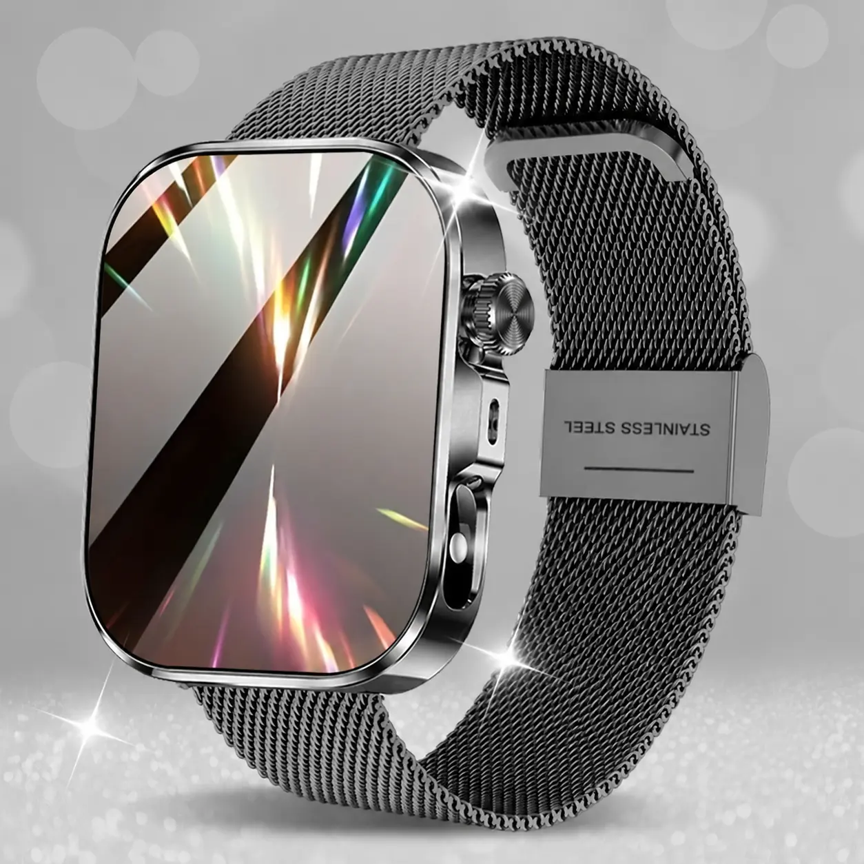 Unisex Smartwatch - Wearable Device with Calling, Text Messaging, Multiple Sports Modes, Remote Camera Control, Fitness Tracking, Stylish Design, Clear Display, Compatible with iPhone & Android