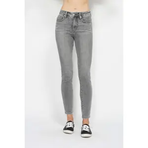 Judy Blue Mid Rise Tummy Control Shield Pockets Skinny Denim Jeans 88862