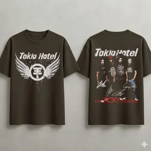 Tokio Hotel Inspired Tour 2026 Shirt, Alternative Pop Rock Fan Tee, Vintage Concert Style Graphic T-Shirt, Sweatshirt & Hoodie Y