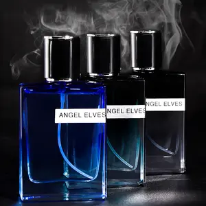 ANGEL ELVES Men’s Eau de Parfum, 50 ml (1.7 oz) - Long-Lasting Masculine Woody Fresh Notes Cologne, Elegant Blue Bottle for Everyday Wear, Dating