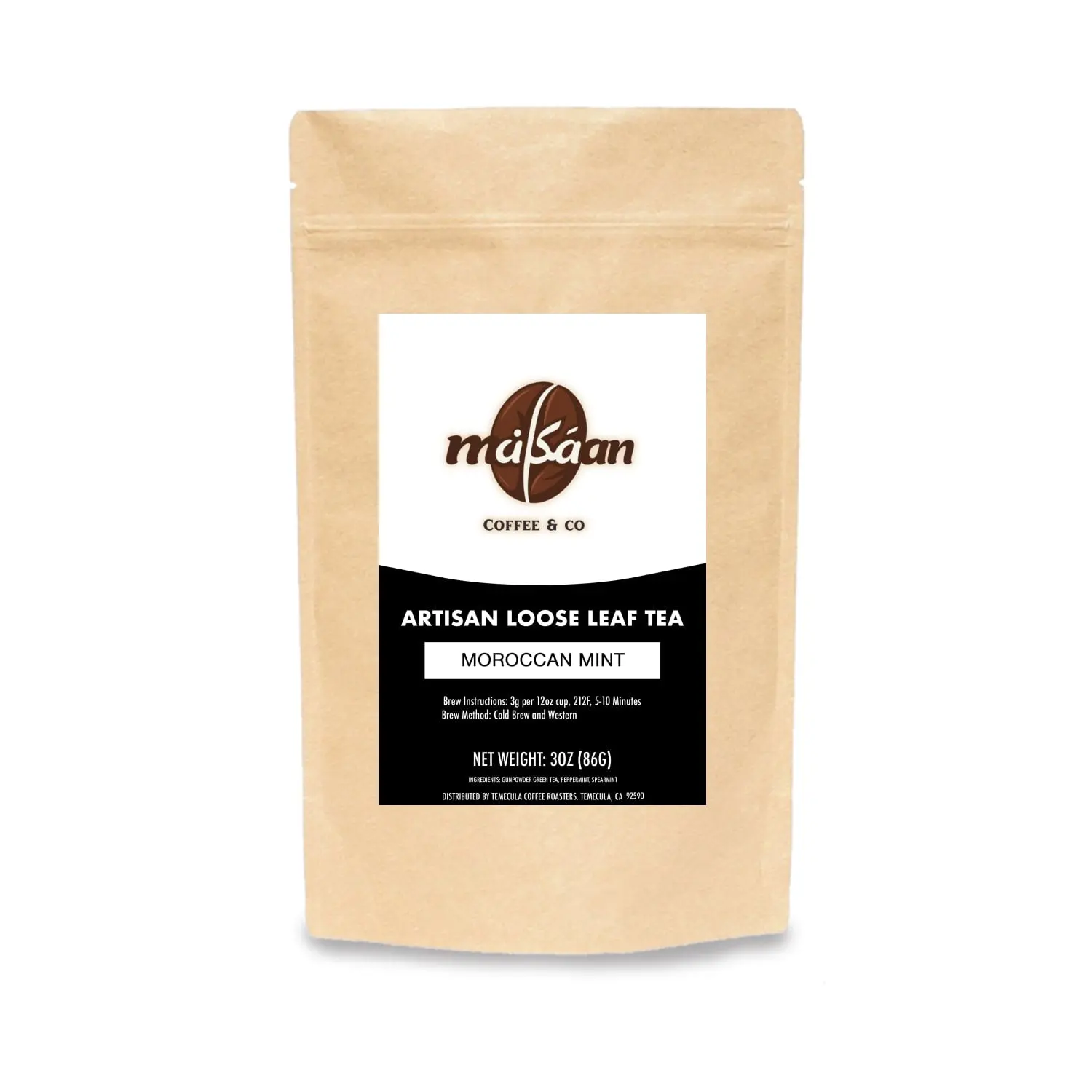 Moroccan Mint Green Tea | Artisan Loose Leaf | Refreshing, Smooth & Naturally Sweet