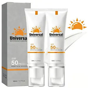 Sunscreen to prevent sunburn andtanning,Universal Tinted Face MoisturizerSunscreen,SPF 50 PA+++,Water Resistant AndNon-Greasy,For All Type Skin Facial Skincare