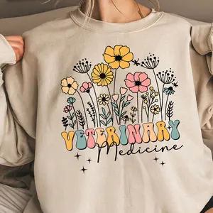 FLower Veterinary Medicine Shirt, Vet Tech Sweater, Vet Med Shirt, It's A Good Day To Save Animals Tee