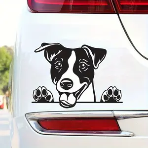 Jack Russell Terrier Waterproof Vinyl Sticker｜Bold Outline Design Durable Strong Adhesion｜For Trucks Motorcycles Scooters Multi-Surface Fit Pet Lovers Gift Sticker For Cars Car Decorative Sticker