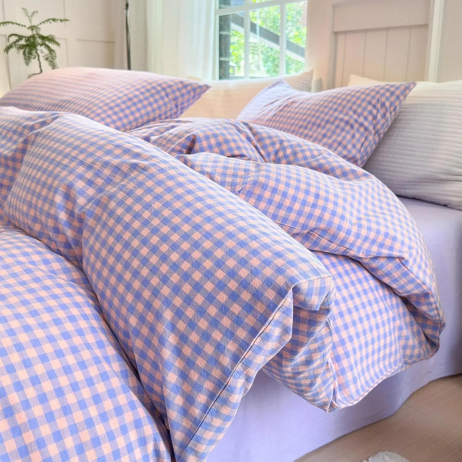 A1#10 Purple Gingham