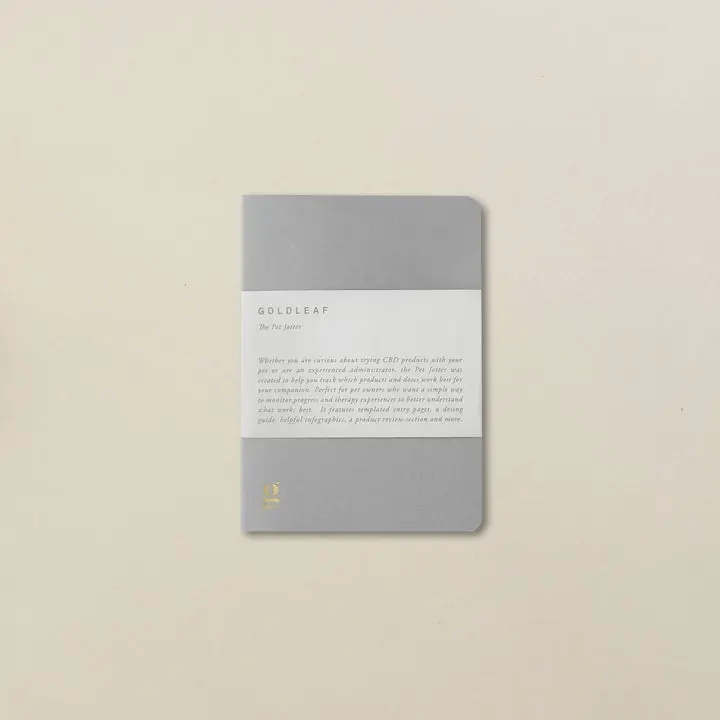 Goldleaf Pet Jotter | Dog & Cat Health Medical Record Logbook | Vaccine, Tracker, Vet Visit Journal & Medication History Organizer Tracker Journal for Pet Parents