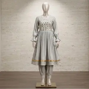 Beautiful Cell cour Dress Afghani two-piece