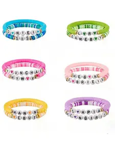 2pcsInspired Friendship Bracelets, Including Soothing Shell, Infinity Key, Guardian Shield, Double Cherry, Starry Crown, Dream Anchor Designs, Dedicated To Fans