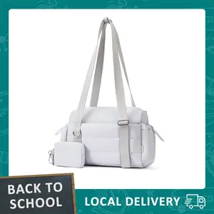 ROULENS Small Gym Bags for Women 2 Set Mini Gym Duffle Handbag with Wet Compartment and Coin Wallet Soft Lightweight Material Summer Workout Outdoor Sports Travel Tote Shoulder Bags Pouch Multiple colors College bag Back to School