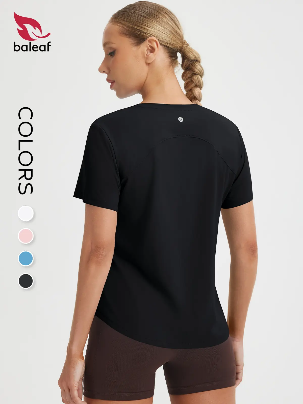 baleaf Women's Tops, Short Sleeve Ice Cooling T Shirts for Women with UPF 50+ Sun Protection, Loose-Fit Lightweight & Quick-Dry for Running, Hiking, Tops For Women