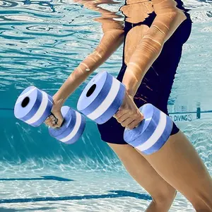 2-Pack Eva Floating Dumbbells for Yoga & Swimming, Unisex Water Aerobics Equipment, Lightweight Modern Fitness Gear