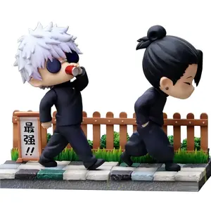 11CM Anime Jujutsu Kaisen Figure Itadori Yuji Satoru Gojo Geto Suguru Model Toy Doll Gift Collection Action Figure PVC