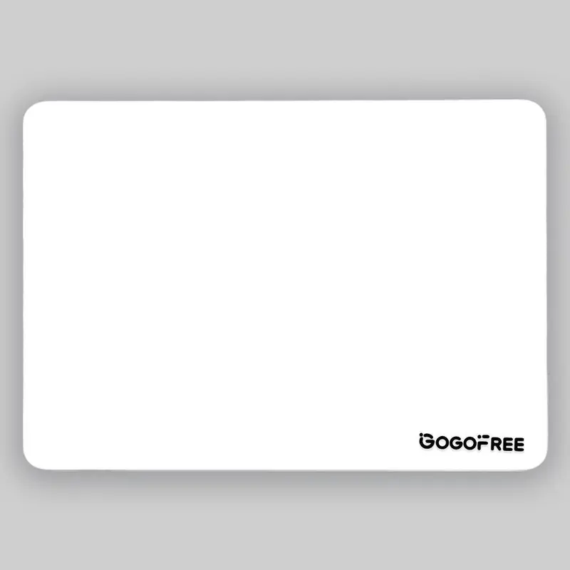 GOGOFREE Glass Gaming Mouse Pad - Premium Glass Pad with Protective Coating, Anti-Slip Rubber Base - Smooth, Precise Tracking