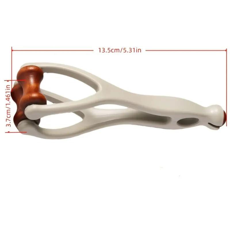 Hand Massager Tool, Dual-Sided Hardwood Roller for Trigger Finger Relief & Hand Comfort, Ideal for Carpal Tunnel Syndrome Treatment