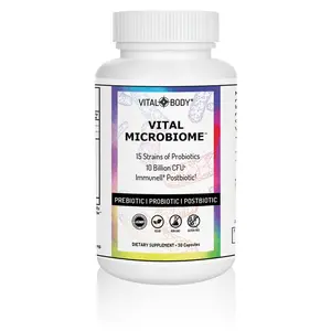 Vital Body Detox, Healthy Guy & Immunity Booster | Microbiome Capsules | 30 Servings
