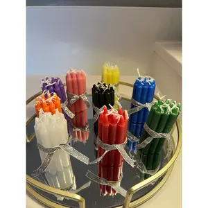 Set Of 10 Chime Candles | Mini Altar Candles | Prayer Candles