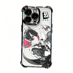 Phone Case - Zenless Zone Zero Ellen Joe Phone Case Compatible with Samsung S21 S22 S23 S24 S25 iPhone case 17/16/15/14/13/12/11  Pro Max, X, XR, XS Max, 8, 7 Plus, Featuring a Transparent Soft Back for Drop Protection.