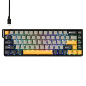 【Gaming Focused】AULA WIN68 HE MAX 65% Wired Gasket-mounted Gaming Keyboard with Hall Effect Switch