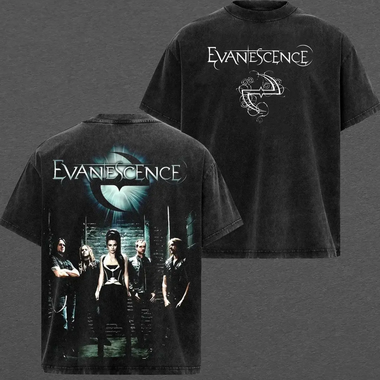 Vintage Evanescence Band T-shirt Washed , alternative band merch, trending t-shirt, Hoodie, 90s graphic tee, vintage graphic tee, grunge aesthetic shirt, classic rock merch 5DZ