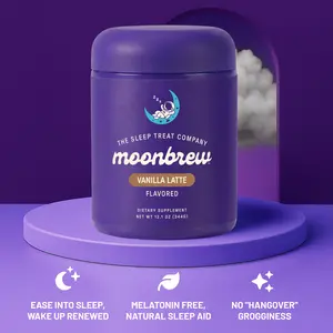 MoonBrew Sleepy Coffee Vanilla Latte - The Magnesium Sleep Aid