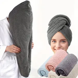 1/3 Pcs Women's Dry Hair Towel, Pineapple Dry Hair Cap, Soft Microfiber, Wrap Hair, Water-Absorbent Quick-Drying Towel Wrap Hair Towel, Hair Turban Towel