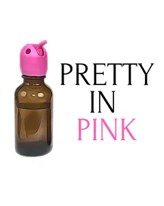 Pretty in Pink Leakproof Aroma Top - One Handed Airtight Cap for 85% of Bottles - Replace Your Cap with a Rush of Aroma