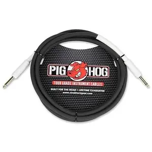 Pig Hog 10' Instrument Cable - Tour Grade, Durable 8mm Cover, XLR Connectors, OFC Technology, Lifetime Guarantee