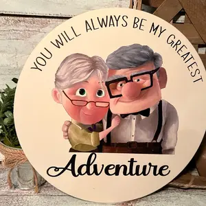 Greatest Adventure sign, Up Sign, Couples Gift