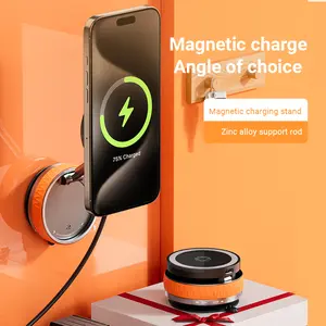 2026 New Magnetic Vacuum Car  Holder, 360° Rotating Magnetic Suction  Cup Mount, Foldable and Retractable Magnetic Navigation Stand for All  Adjustable Wallet Shockproof Case Lens Protector privacy screen Down Jacket phone Three-Screen Mobile tiktokshopsp