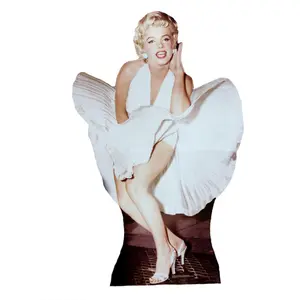 212 MAIN Heavy Duty Cardboard Cutout - Advanced Graphics 172 Marilyn Monroe 7-Year Itch Life-Size Stand-Up, for Party Decorating & Home Wall Decor
