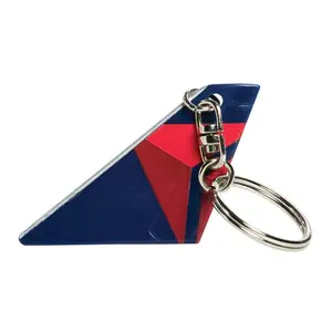 Delta Airlines Airplane Tail Keychain
