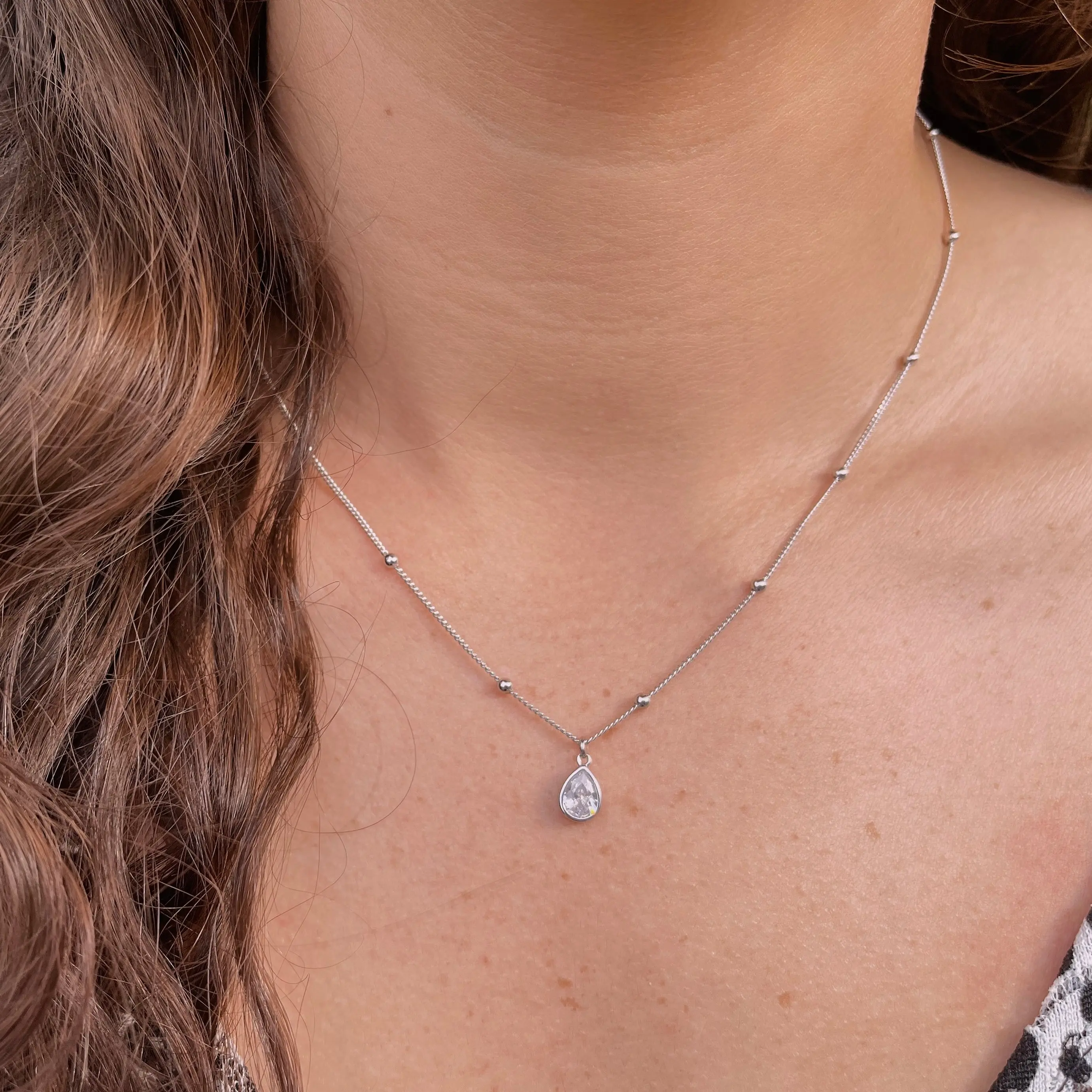 Naomi Water Drop Necklace