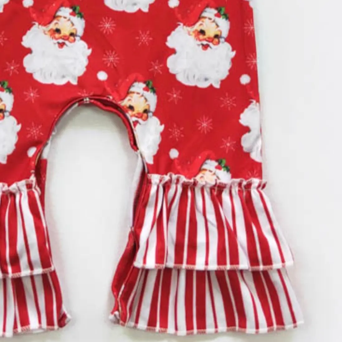 Santa Stripes Romper